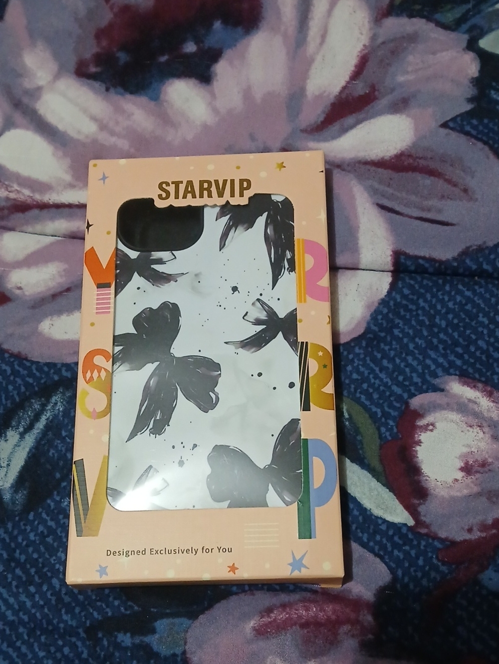 STARVIP Floral Black & White Phone Case IPHONE 15 PLUS